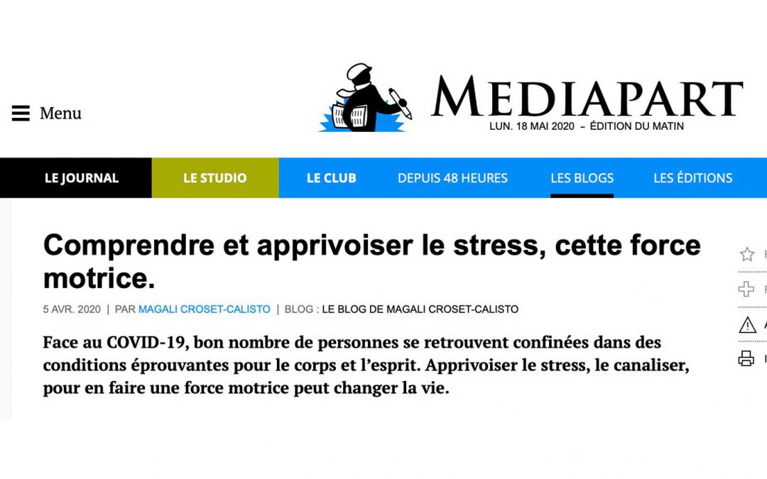 Comprendre et apprivoiser le stress, cette force motrice