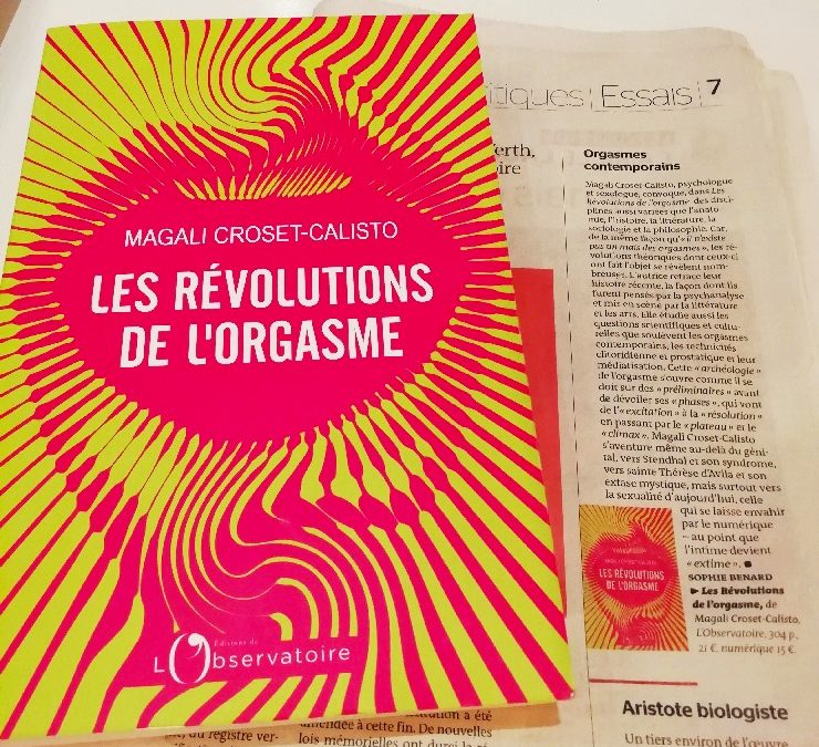 Orgasmes contemporains, Le Monde des livres, 10 juin 2022.