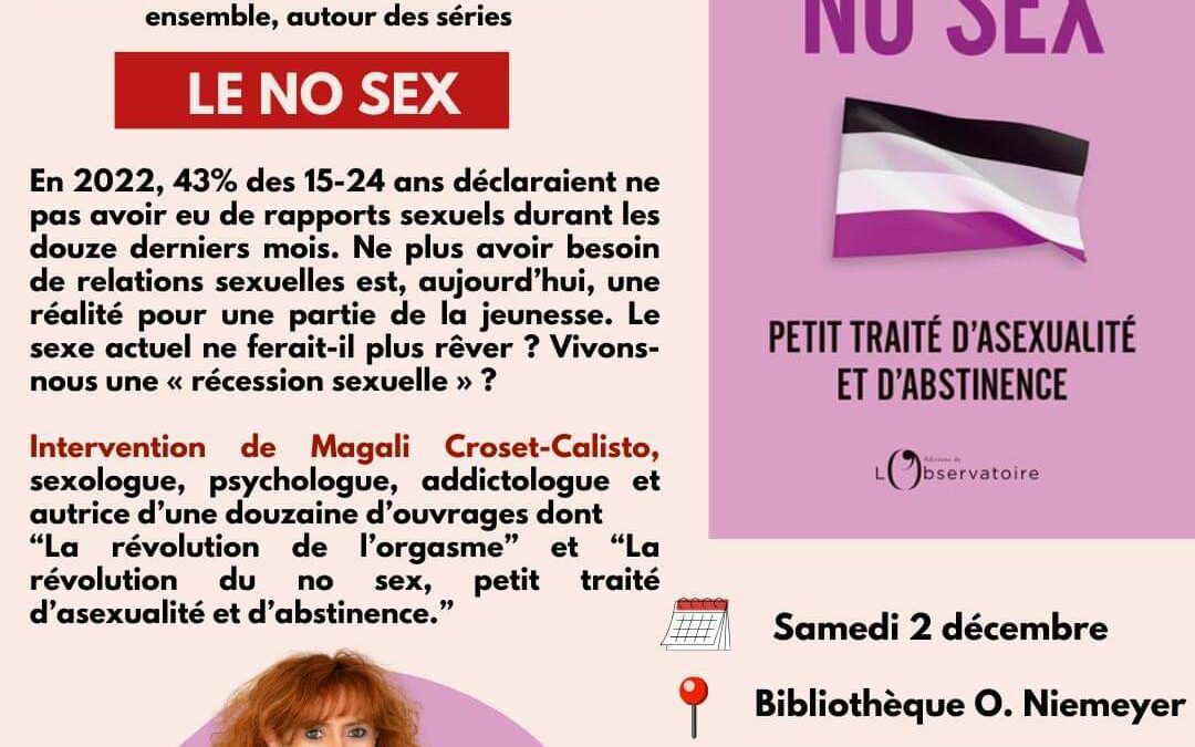 Les Rencontres du Havre : les séries et la sexualité, décembre 2023.