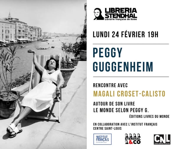 Dédicace de Magali Croset-Calisto à la Librairie française de Rome (Libreria Stendhal) en partenariat avec l’Institut culturel Saint-Louis des Français, 24 février 2025, Rome.