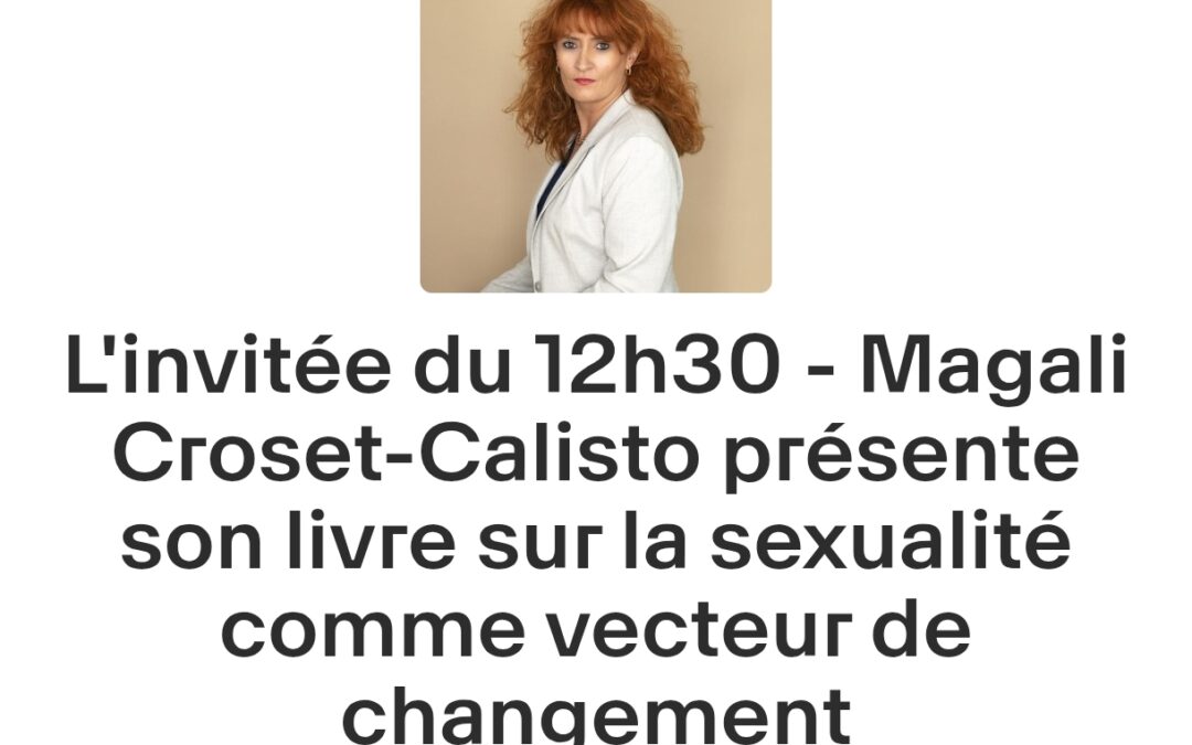 Magali Croset-Calisto était l’invitée du 12h30 sur la RTS, dans le cadre du Salon du livre de Genève.