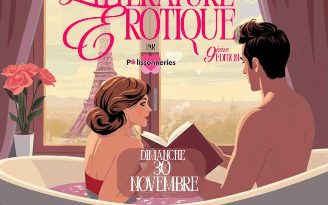 Dédicace de Magali Croset-Calisto au salon de la littérature érotique à la Bellevilloise, Paris.